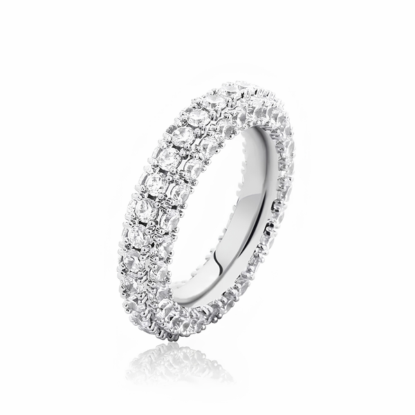 Collection of men's and women's gold and silver rings by Lourdane