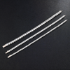 MENS 3MM TENNIS BRACELET - SILVER