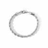 3MM ROPE BRACELET - SILVER