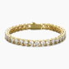 WOMENS 5MM TENNIS BRACELET - GOLD