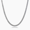 WOMENS 4MM TENNIS CHAIN - SILVER
