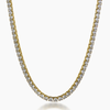 WOMENS 4MM TENNIS CHAIN - GOLD