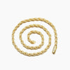 6MM ICED ROPE CHAIN - GOLD