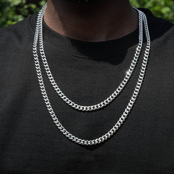 6MM MIAMI CUBAN CHAIN - SILVER