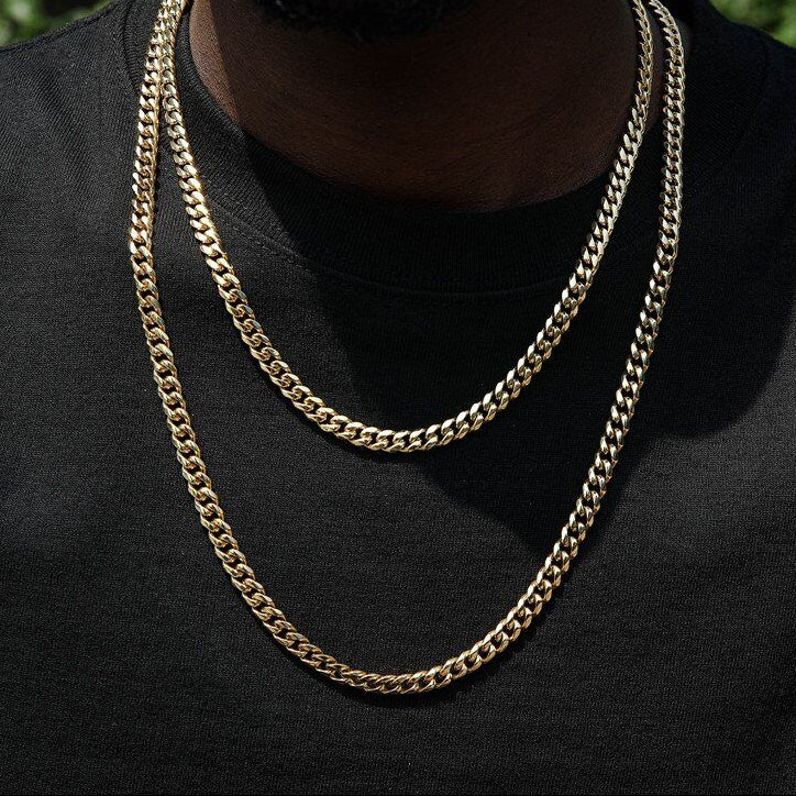 6MM MIAMI CUBAN CHAIN - GOLD