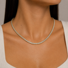 WOMENS 4MM TENNIS CHAIN - GOLD