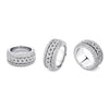 ICED SPINNING CUBAN RING - SILVER