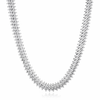 16MM ICED SPIKED CUBAN CHAIN - SILVER