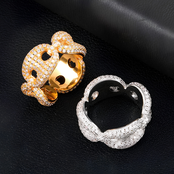 ICED MARINER RING - SILVER