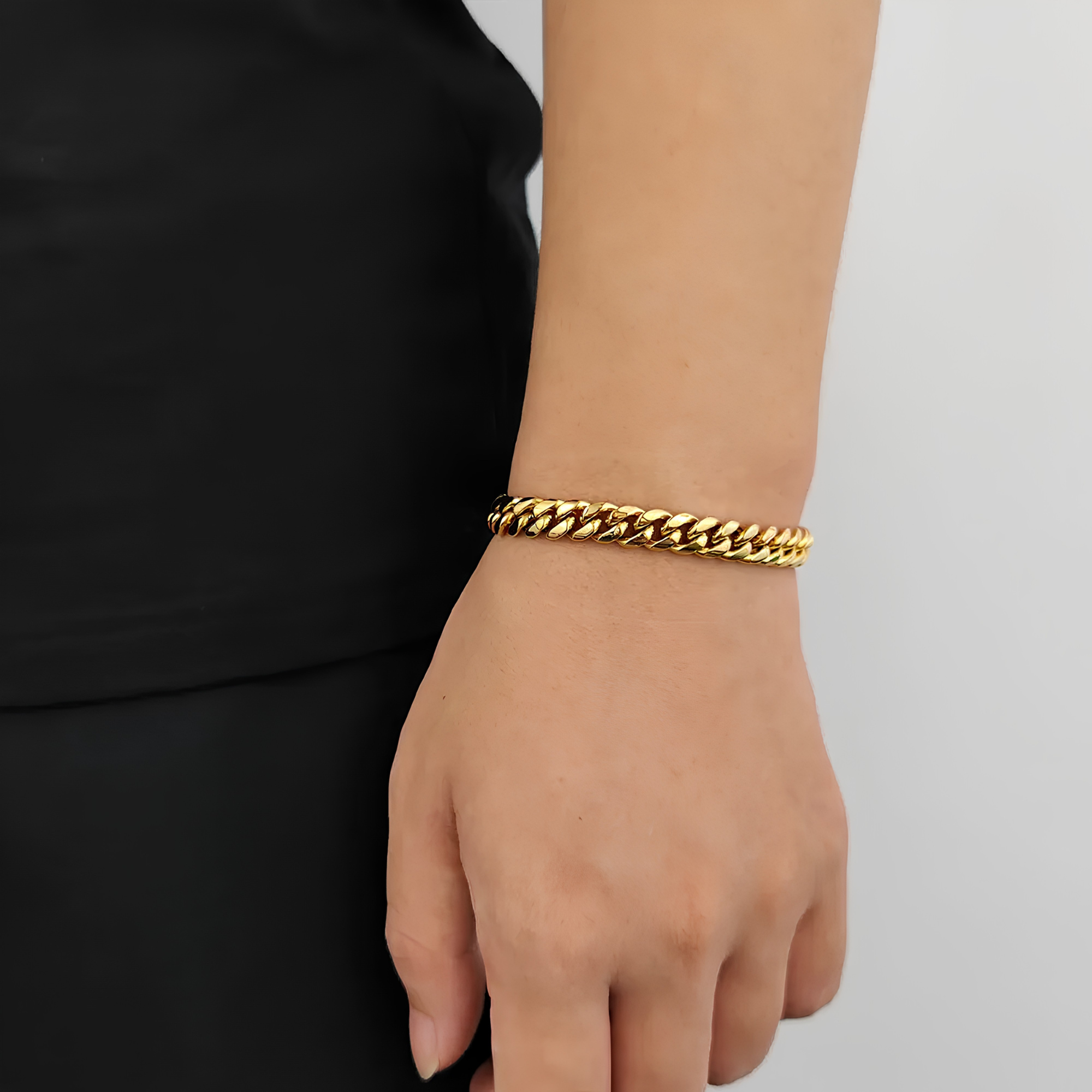 12MM MIAMI CUBAN SET - GOLD